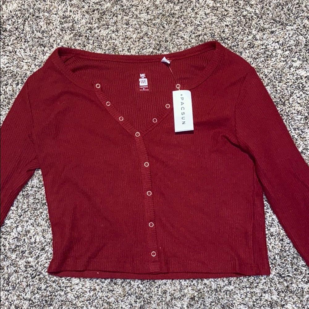 Long sleeve crop top! Brand new!